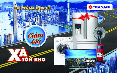 Trần Anh giảm giá, xả tồn kho hàng nghìn sản phẩm