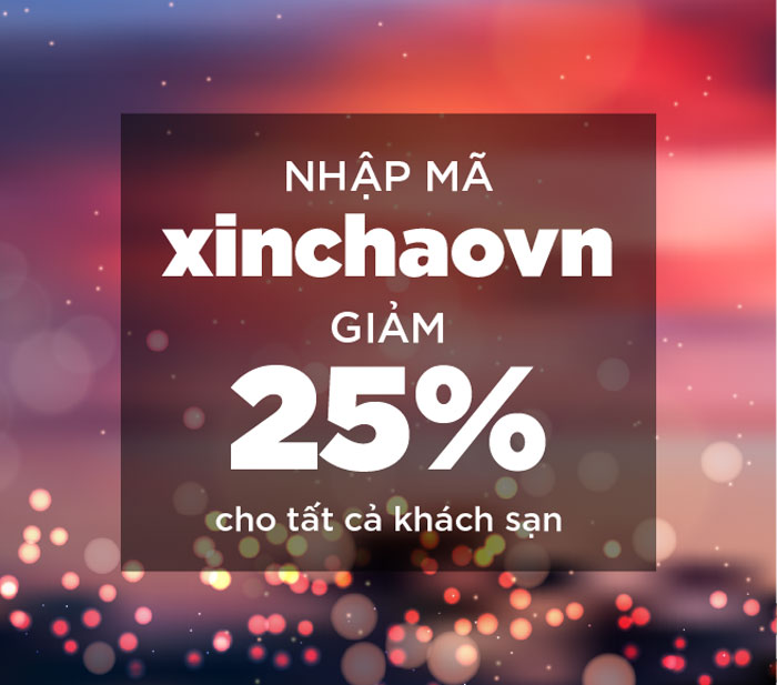 Reddoorz khuyến mãi giảm 25% khi nhập mã xinchaovn