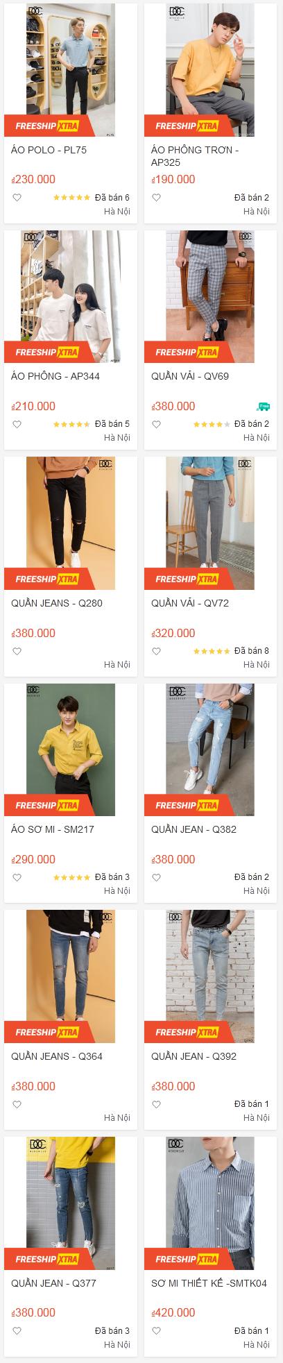ĐỘC MENSWEAR x SHOPEE: FREESHIP