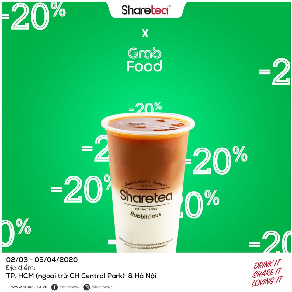 ƯU ĐÃI MÙA YÊU CÙNG GRAB: GIẢM 30%