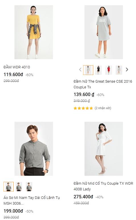 COUPLE TX X TIKI: GIẢM GIÁ LÊN TỚI 60% ngày 12.3