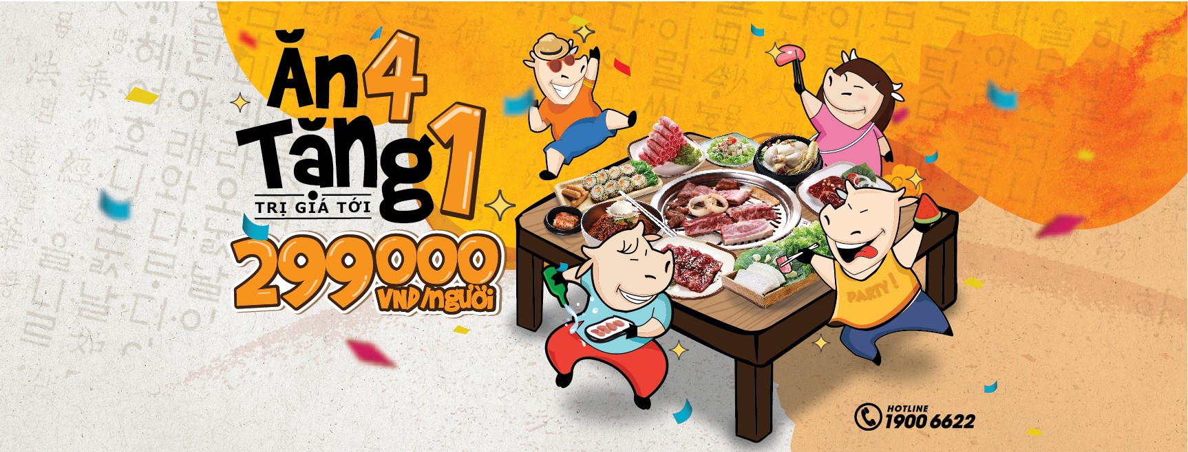 gogi khuyến mãi đi 4 tặng 1 tại Hà Nội
