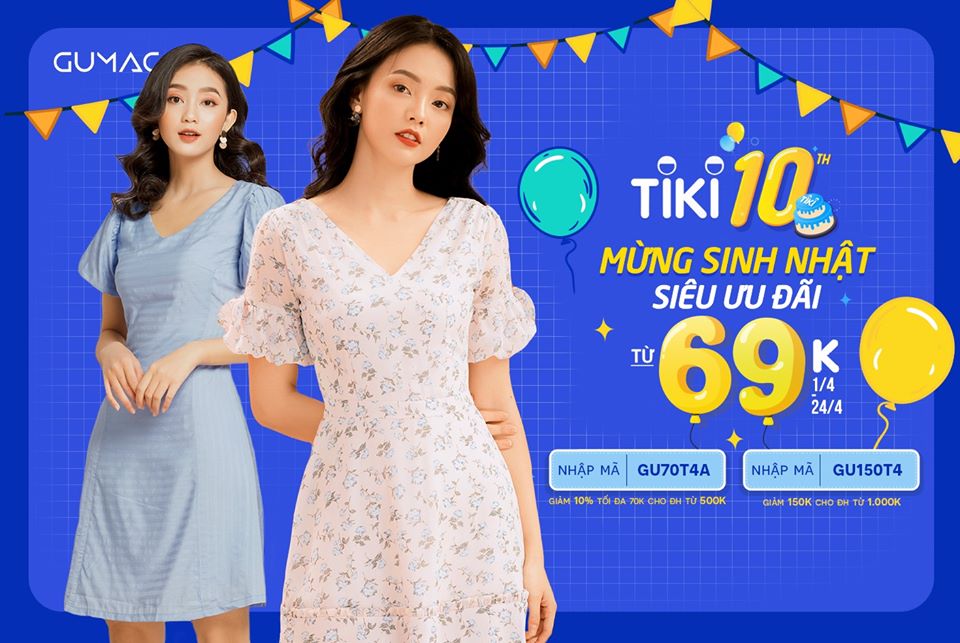 MỪNG SINH NHẬT TIKI SĂN SALE CỰC ĐỈNH TỪ 69K