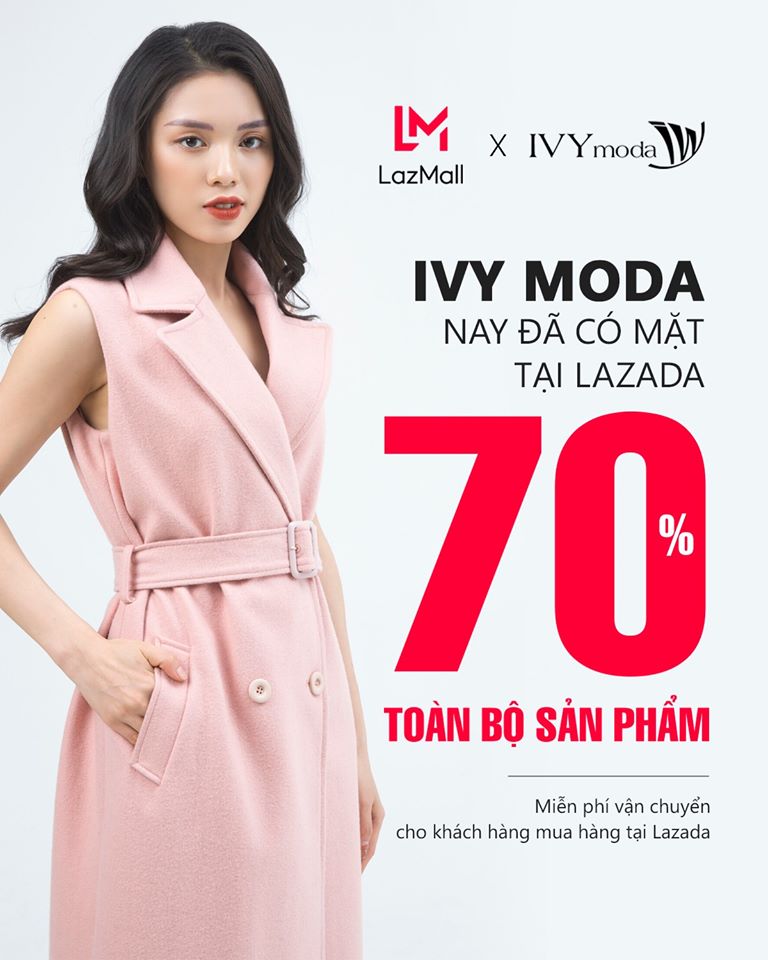 IVY MODA x LAZADA: GIẢM 70%