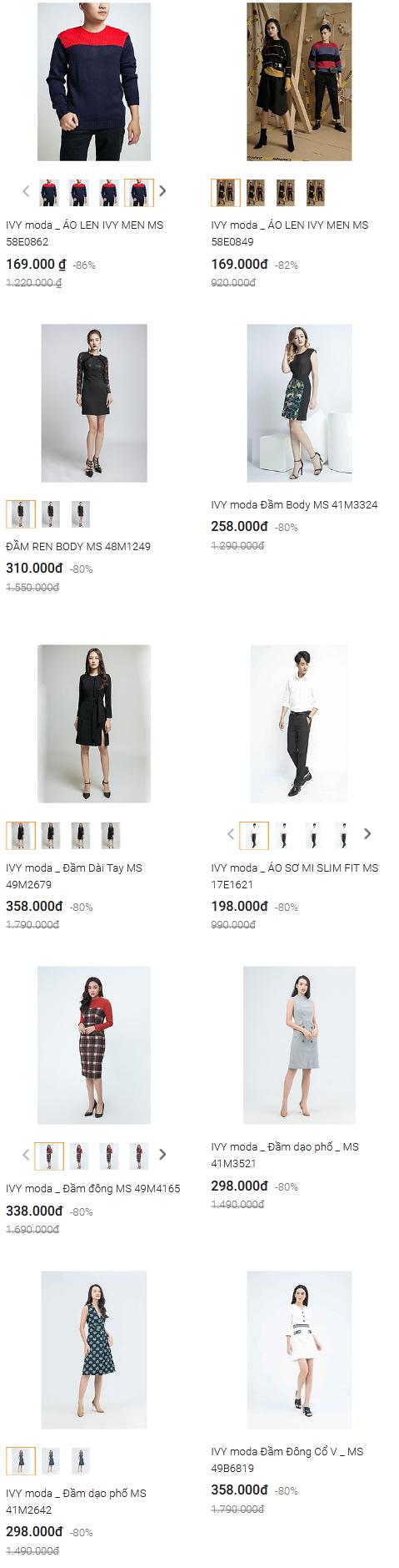 IVY MODA x TIKI: GIẢM ĐẾN 86%