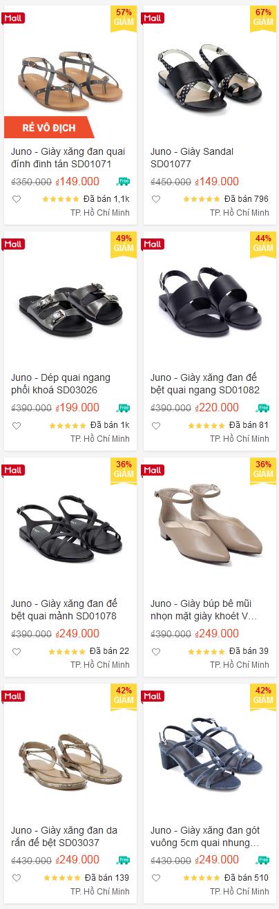 JUNO x SHOPEE: GIẢM ĐẾN 75% ngày 10.3