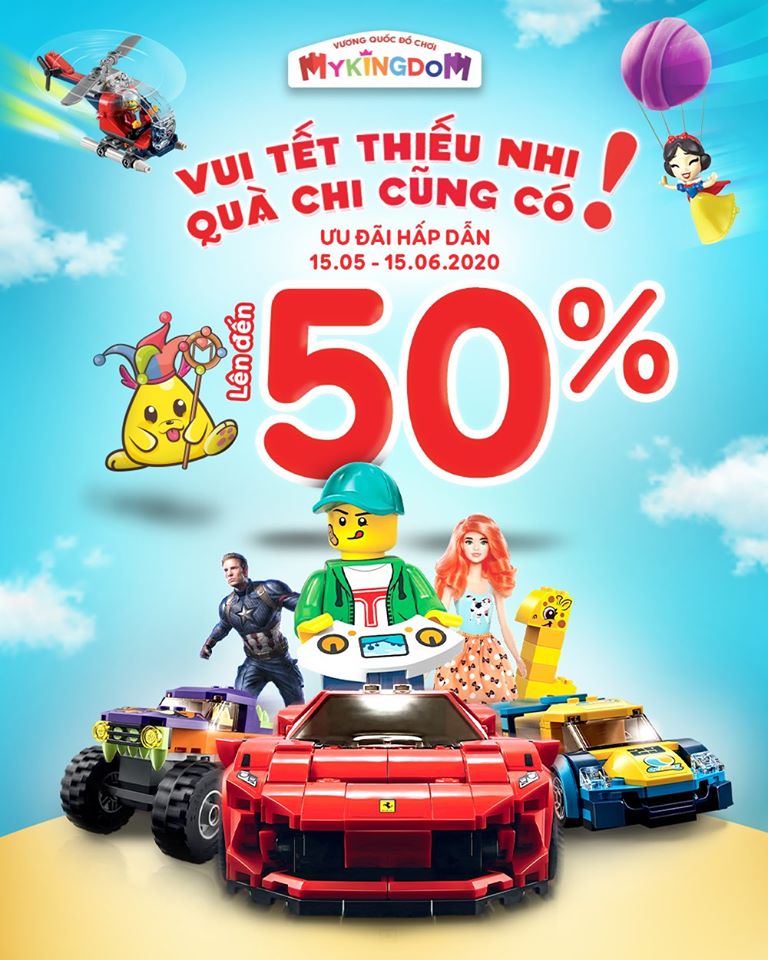 VUI TẾT THIẾU NHI: GIẢM ĐẾN 50%