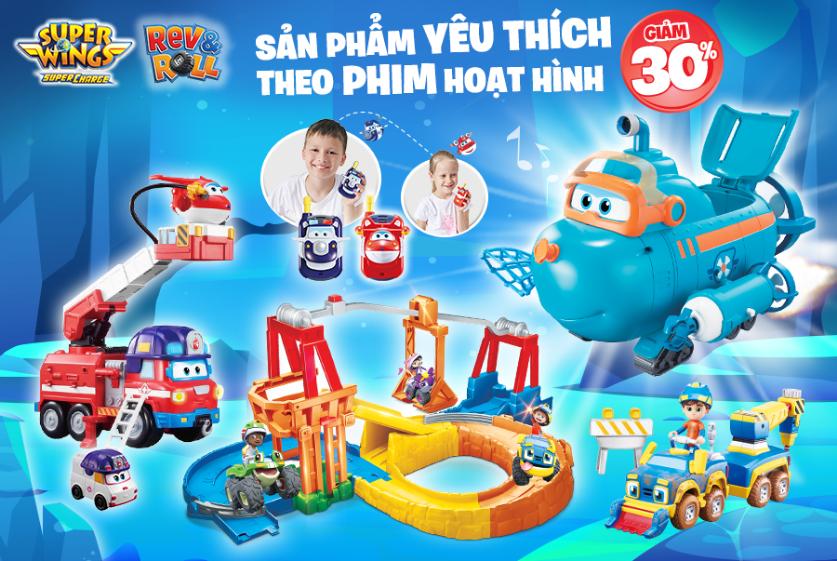 KHUYẾN MÃI ĐỘC QUYỀN NHÂN DỊP 1/6 – GIẢM ĐẾN 30% NHÂN VẬT HOẠT HÌNH