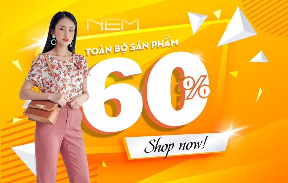 ƯU ĐÃI 60% TOÀN BỘ SẢN PHẨM XUÂN HÈ MỚI NHẤT