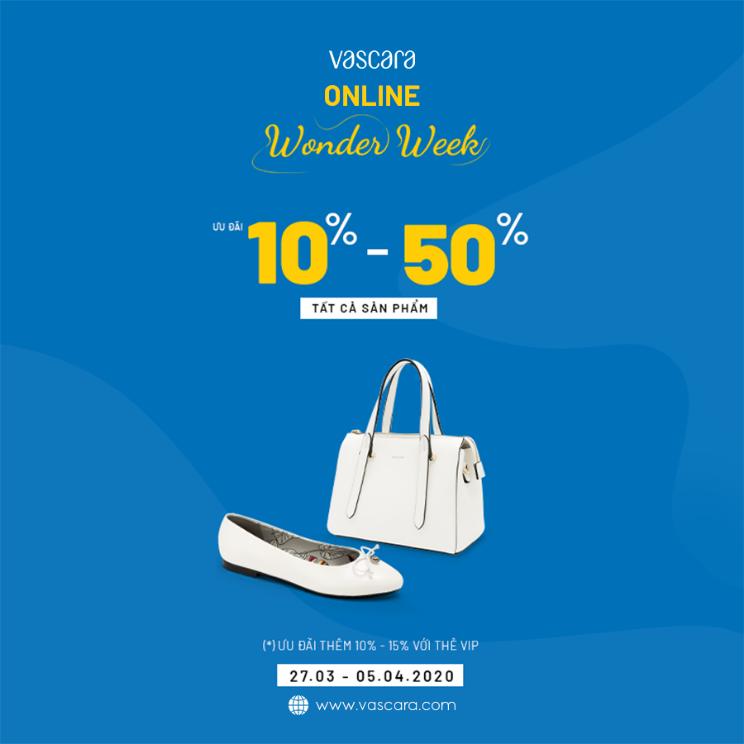 ONLINE WONDER WEEK: GIẢM TỪ 10-50%