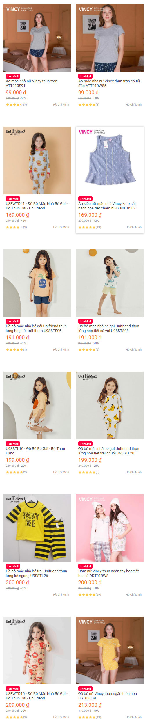VINCY X LAZADA: Giảm đến 50%