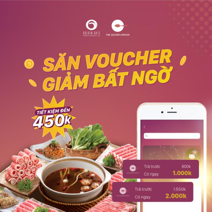 SĂN VOUCHER GIẢM BẤT NGỜ SIÊU SHOCK TẠI THE GOLDEN SPOON