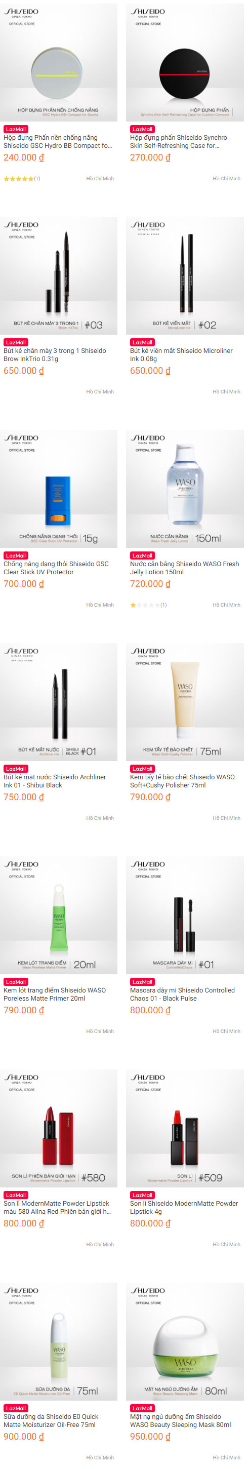 SHISEIDO x LAZADA: FREESHIP