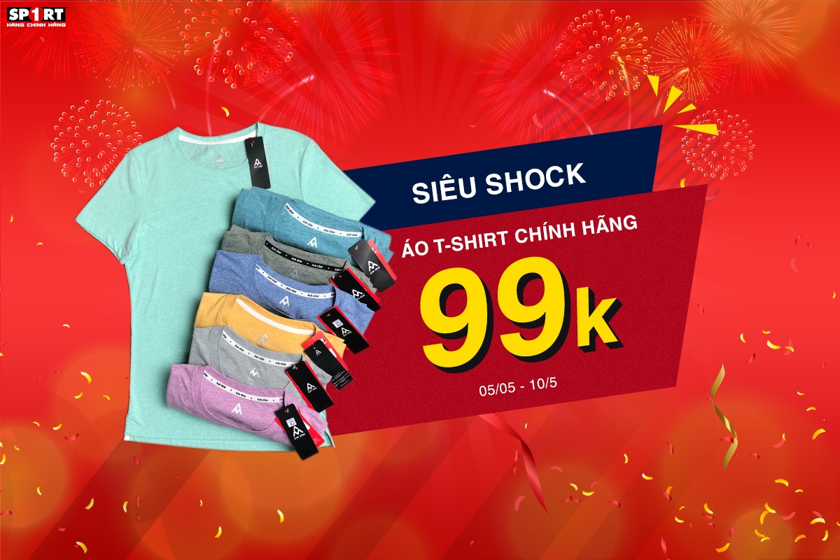 ÁO T-SHIRT ĐỒNG GIÁ 99K