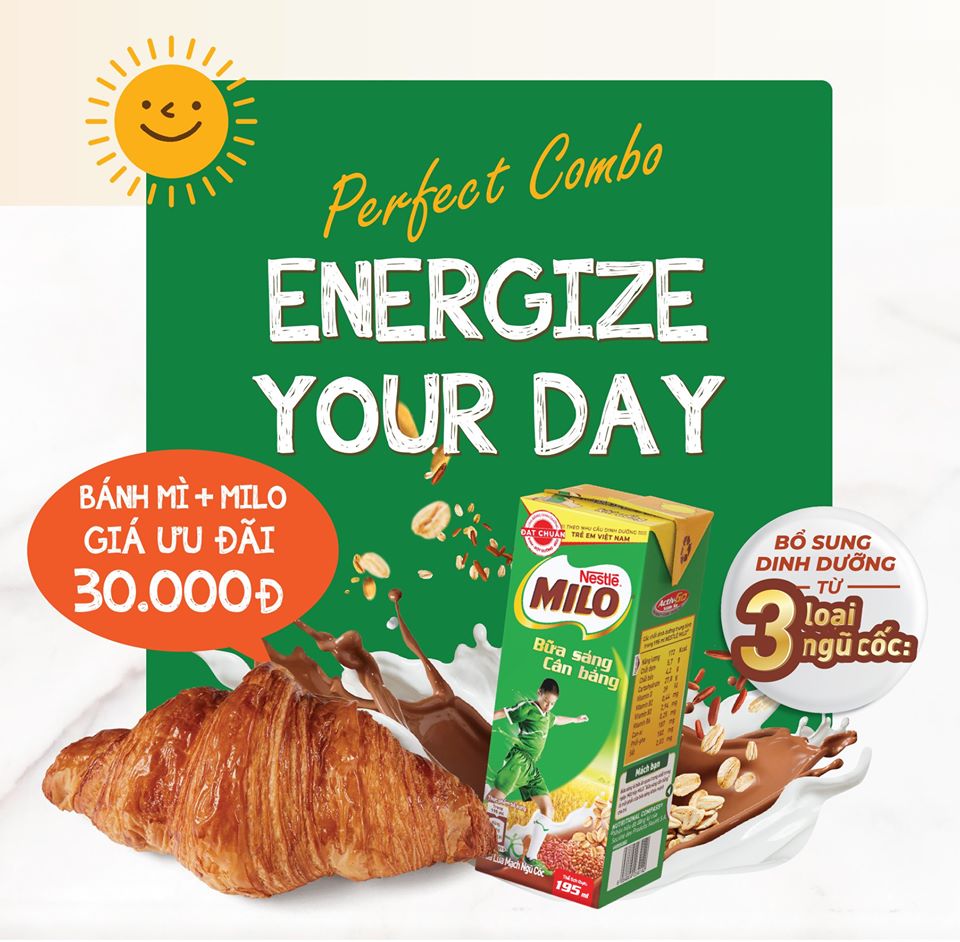[TOUS LES JOURS X MILO] BỮA SÁNG ĐỒNG GIÁ 30K