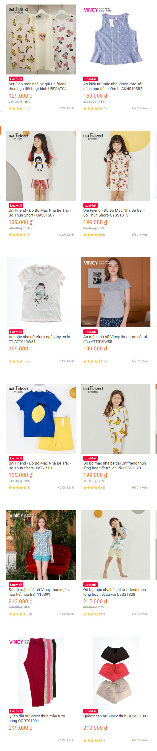 VINCY X LAZADA: Giảm đến 48%