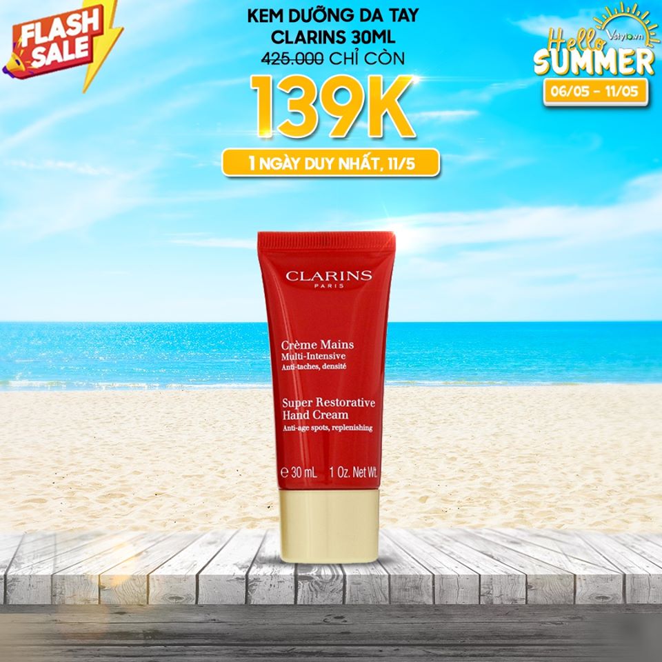 KEM DƯỠNG DA TAY CLARINS: GIÁ CHỈ 139K