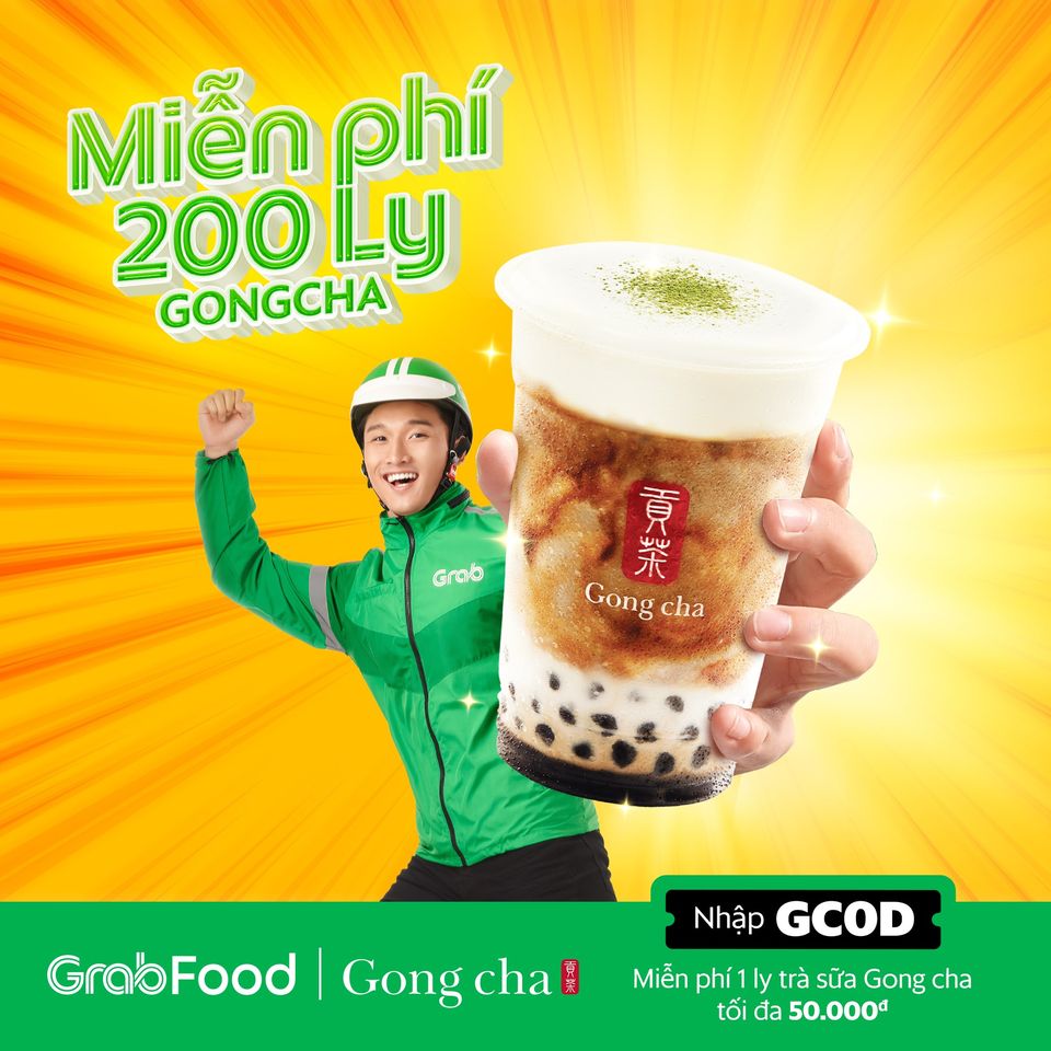 200 LY GONG CHA MIỄN PHÍ, CHỚP NGAY CHỜ CHI