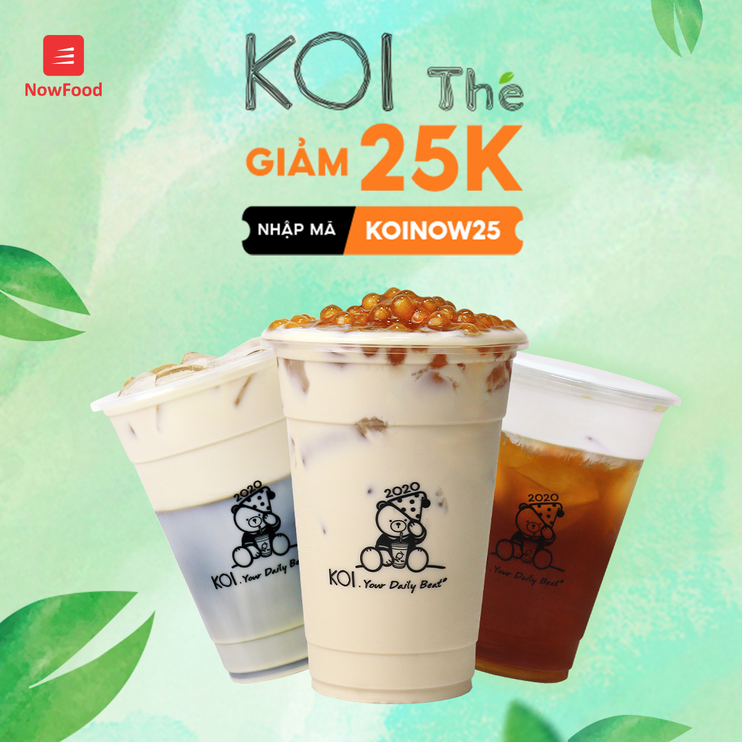 KOI THÉ: GIẢM 25K