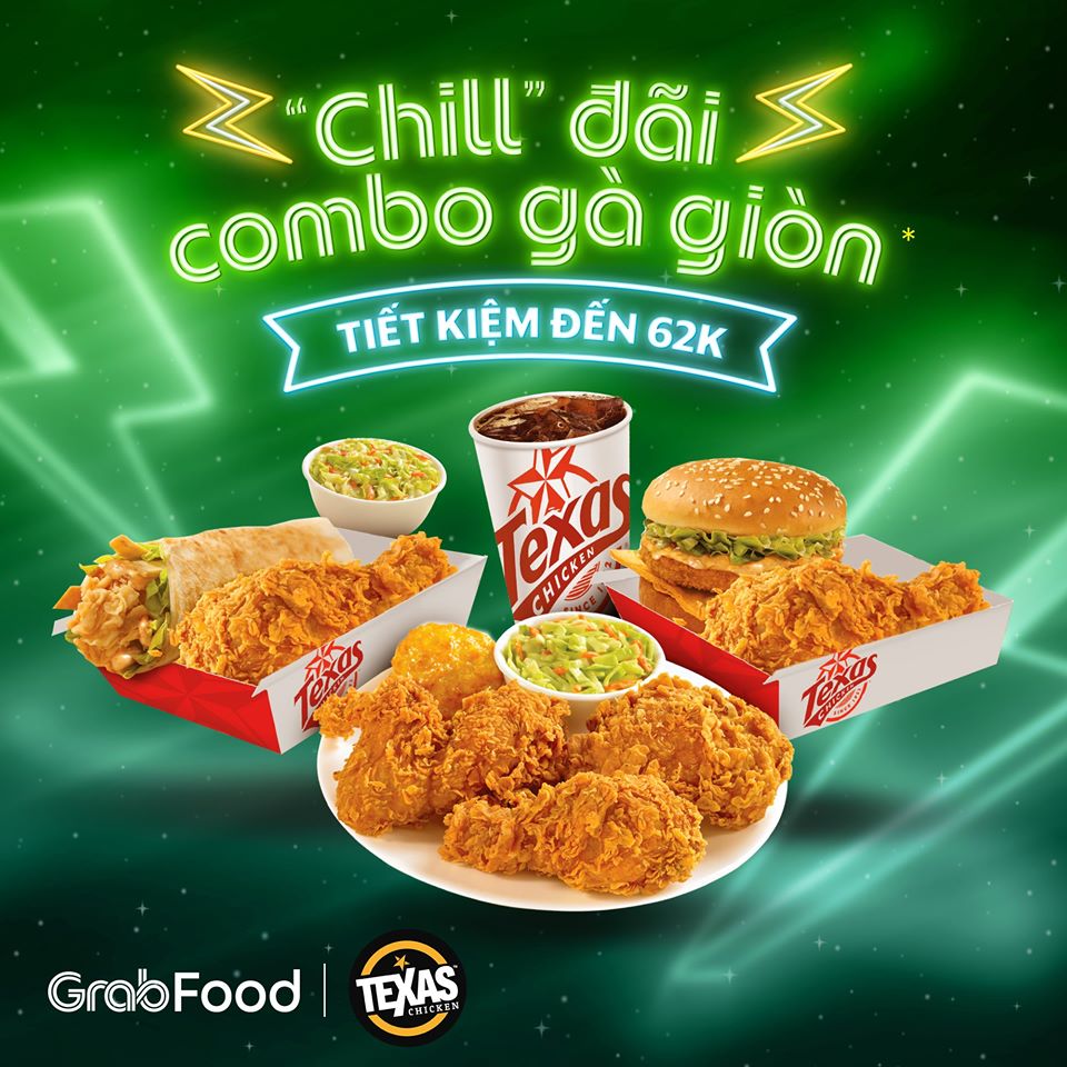 [TOÀN QUỐC] TEXAS CHICKEN "CHILL ĐÃI" GÀ GIÒN, TIẾT KIỆM ĐẾN 62K