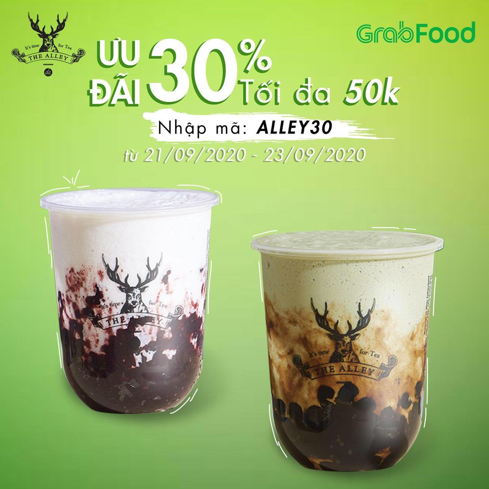 THE ALLEY x GRAB: ƯU ĐÃI ĐẾN 30% 