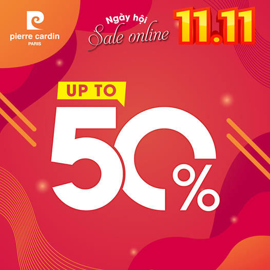 PierreCardin ưu đãi đến 50% tại ngày hội sale online 11.11