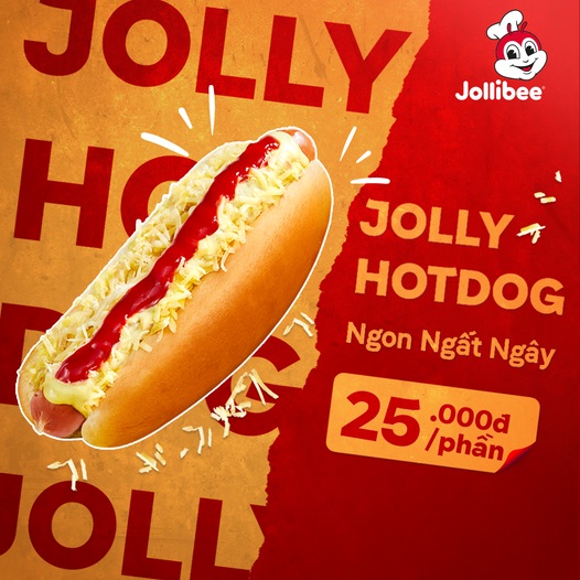 Jollibee jolly hotdog giá 25k