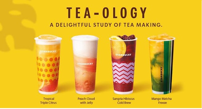 starbucks teaology drinks