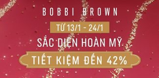 bobbi brown giảm 42% 18-1-2022
