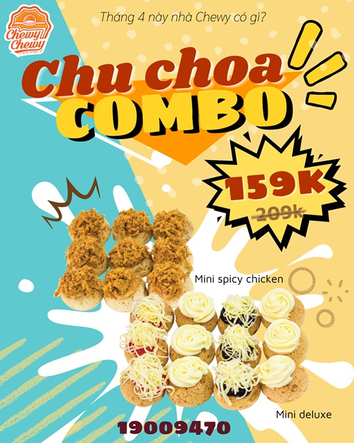 chewy chewy combo chu choa áp dụng đến hết 18042021