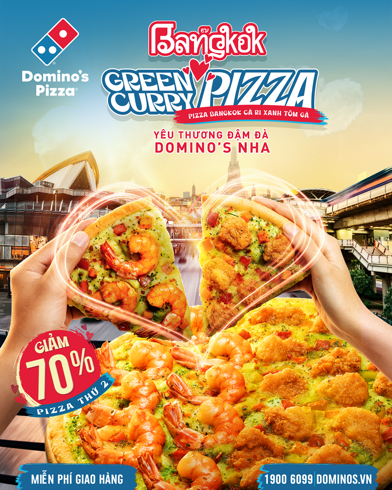 Domino pizza ưu đãi món mới