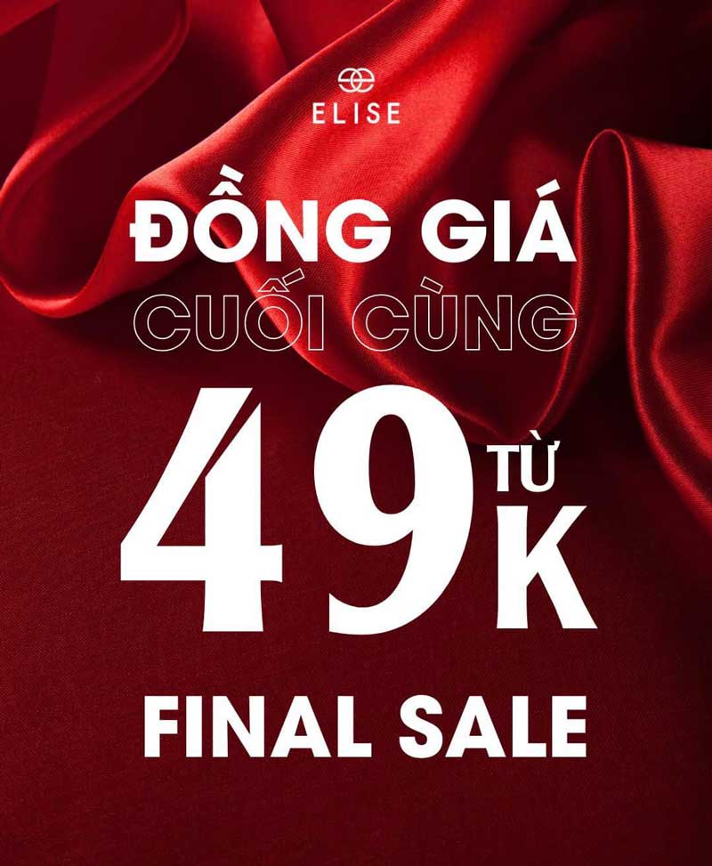 Final Sale Đồng Giá Chỉ Từ 49K