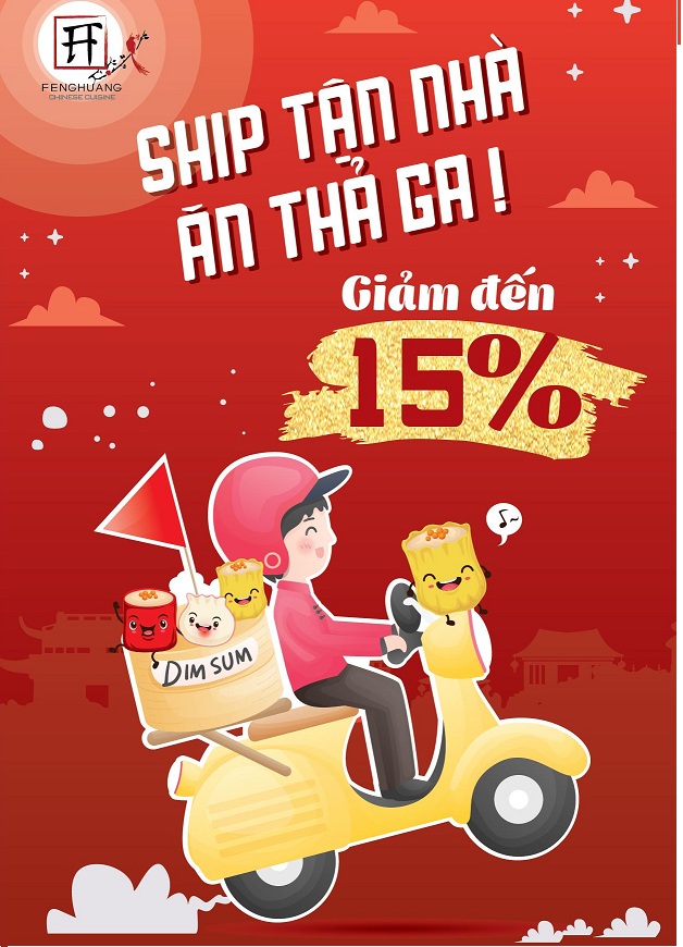 fenghuang buffet ship tận nhà giảm 15%