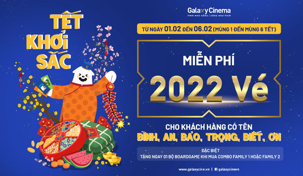 galaxy cinema free vé 28-1-2022