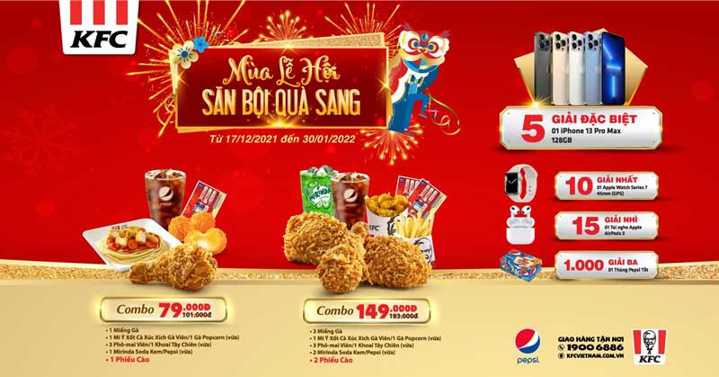 KFC Sale | Giảm 10% | tháng 2 năm 2022 | Vua Khuyến Mãi