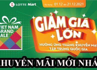 Lotte mart khuyến mãi mới nhất 6-12-2021