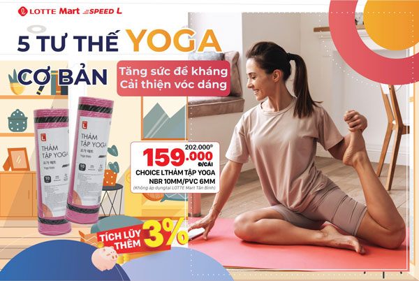 lottemart thảm yoga 159K 26-7-2021