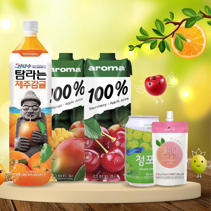 Lottemart giảm 27% nước uống trái cây đến 25/7