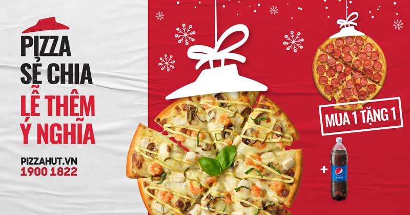 Pizza Hut Khuyến Mãi 12.12 | 12K | Tháng 12/2021