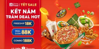 Chương trình khuyến mãi áp dụng đến 28/1 cho các quán ShopeeFood