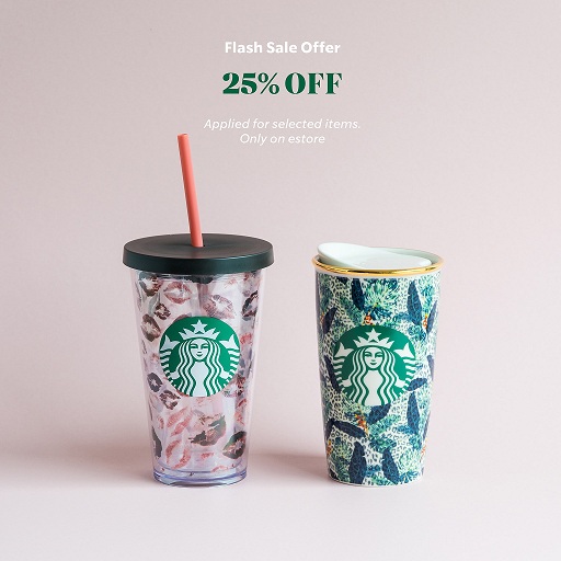 starbucks estore giảm 25%