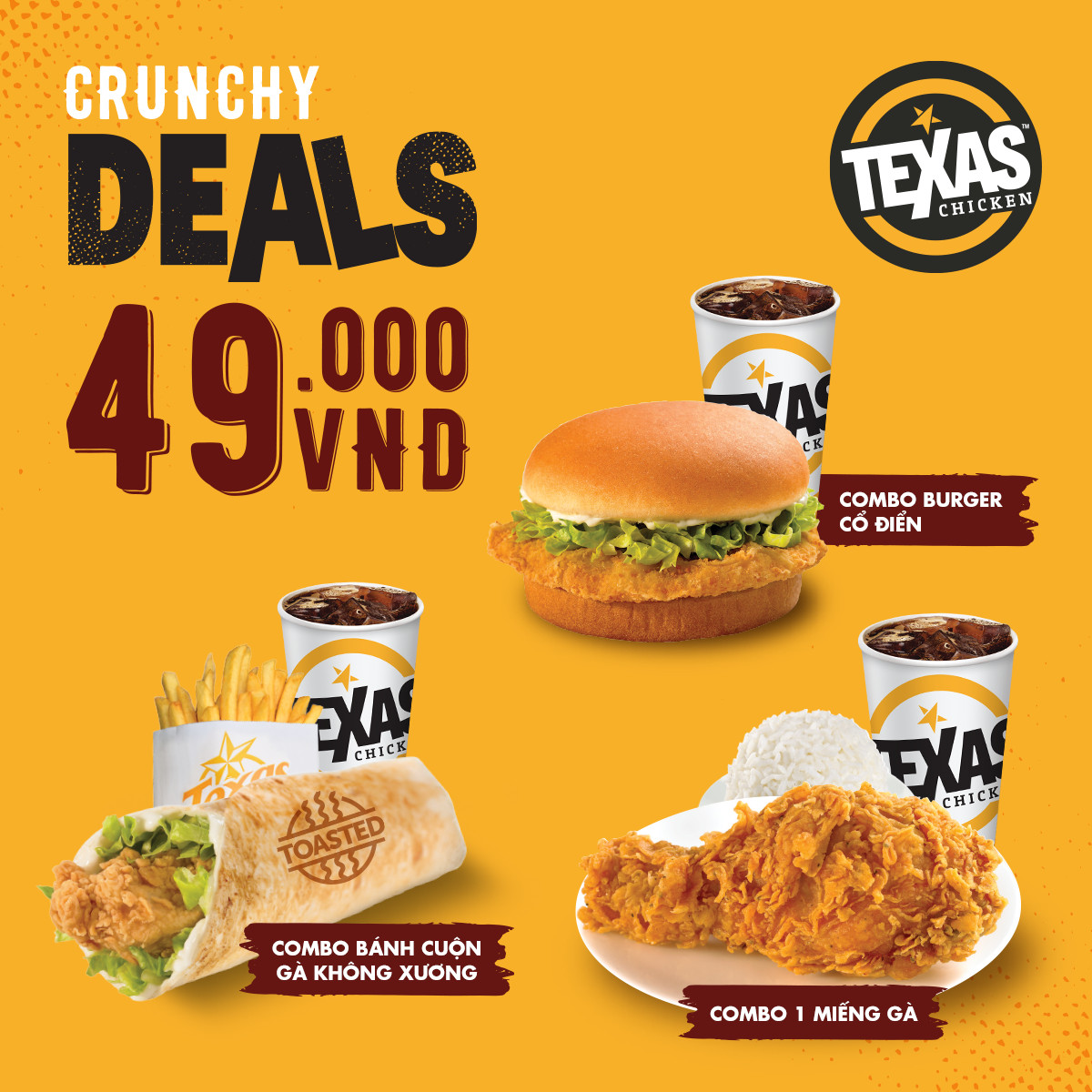 Crunchy Deals Giá Cực Iu Chỉ 49K