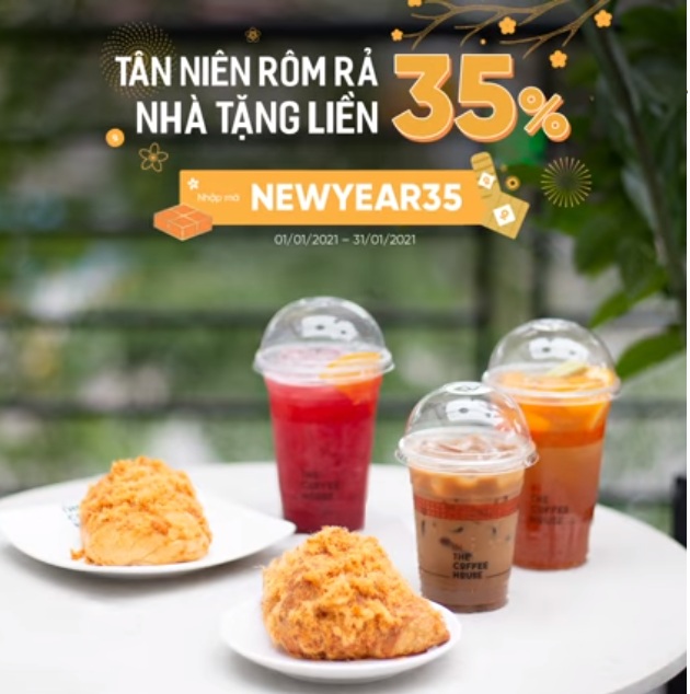 The Coffee House giảm giá 35%