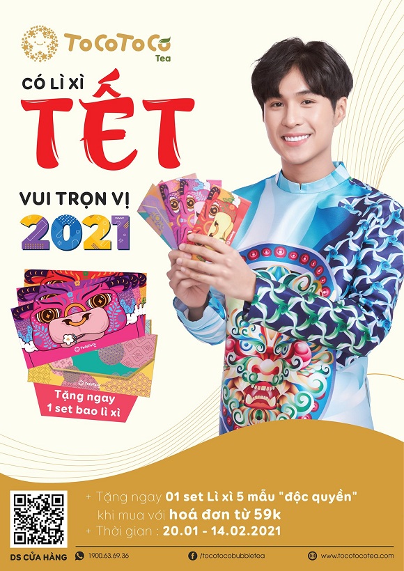 toco tặng bao lì xì đến 14022021