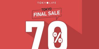 Tokyolife giảm 70%