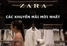 Zara khuyến mãi 65% cho các sản phẩm
